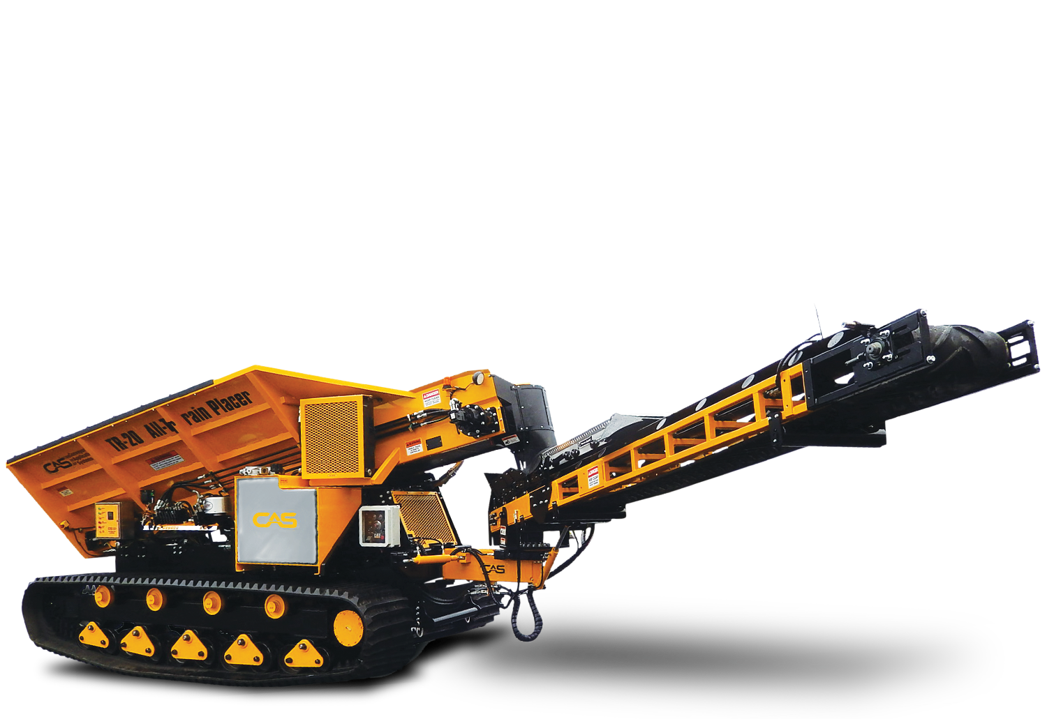 CAS TR20 Slinger Truck Conveyor Application Systems