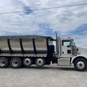2015 Kenworth T800 with New Live Bottom Trout River Dump Body | Conveyor Application Systems  - CAS - Conveyor Application Systems  